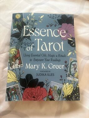 Mary Kay Essence of Tarot — Blue Floral & Botanical Cover